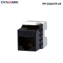 PP-C6AUTP-24 - Cat6A 180 Unshielded Keystone patch panel, 24 Port with cable management