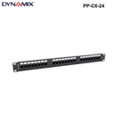 PP-C6- - 19'' Cat6 UTP Patch Panels - Options 12, 16, 24 and 48 Way 24 Port 19'' Cat6 UTP Patch Panel