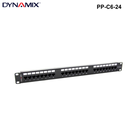 PP-C6- - 19'' Cat6 UTP Patch Panels - Options 12, 16, 24 and 48 Way 24 Port 19'' Cat6 UTP Patch Panel