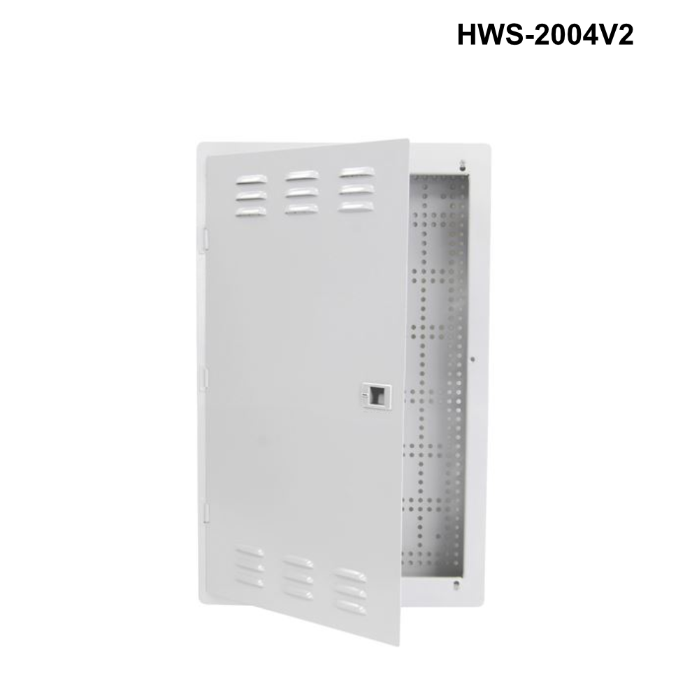 HWS - Network Enclosure Recessed Wall Mount with Vented Lid - 14" to 42" Options Recessed Network Enclosure 20"