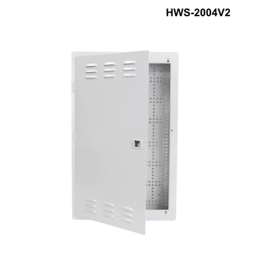 HWS-2004V2-c - Network Enclosure Recessed Wall Mount with Vented Lid - 20"