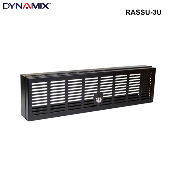 RASSU - 19'' Server Security Lock. Fully Enclosed Top, Bottom, & Sides 3RU 19'' Server Security Lock.