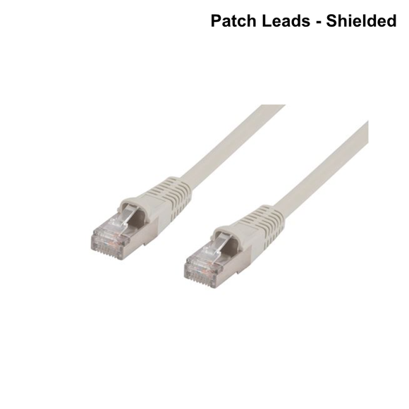 Cat6 Shielded STP Patch Lead (T568A Specification)- Beige - Select Length - 0.5 to 30m Cat6 UTP Patch Lead - 30m - Beige