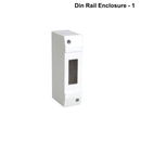 TSDRE - Surface Mounted DIN Rail Enclosure, 1 to 12 Pole, Moulded Bas TSDRE - Surface Mounted DIN Rail Enclosure - 1 Pole