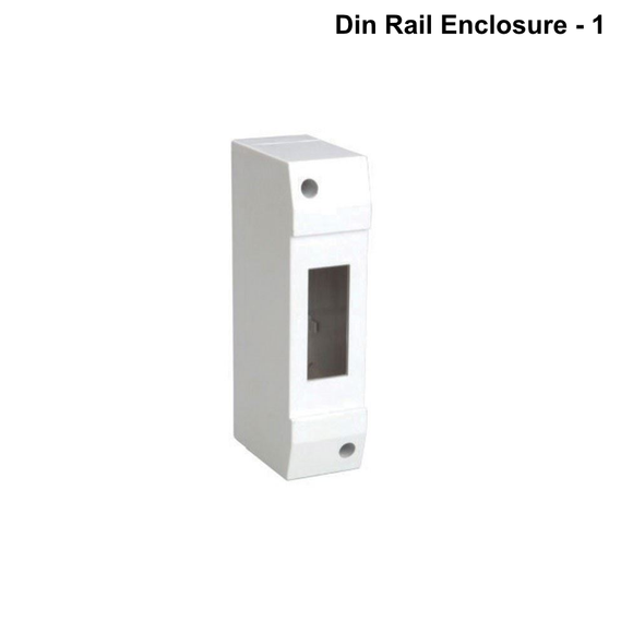 TSDRE - Surface Mounted DIN Rail Enclosure, 1 to 12 Pole, Moulded Bas TSDRE - Surface Mounted DIN Rail Enclosure - 1 Pole