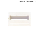 TSDRE - Surface Mounted DIN Rail Enclosure, 1 to 12 Pole, Moulded Bas TSDRE - Surface Mounted DIN Rail Enclosure - 12 Pole