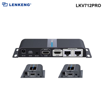 LKV71 - Lenkeng 1 in 2,4,8 Out HDMI Extender. 1x HDMI in to RJ45 out, 2, 4 or 8 Receivers 1x HDMI source to 2x HDMI displays