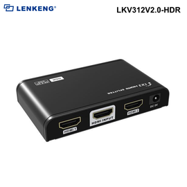 LKV31xV2.0-HDR - Lenkeng 1 in 2/4/8 out HDMI Splitter with HDR and EDID. Supports Ultra HD Resolution Splitter - 1x HDMI source to 2x HDMI displays