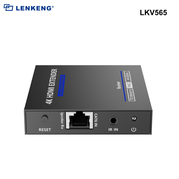 LKV565 - Lenkeng HDMI 2.0 Compact Extender Over Cat6/6a/7, Supports up to 4K, Zero Latency, One Way IR