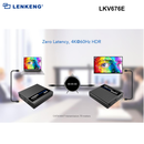LKV676E - Lenkeng HDMI 2.0 Extender over Cat6/6a. Supports up to 4K, Zero Latency, Two Way IR
