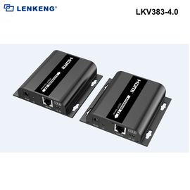 LKV383-4.0 - Lenkeng HDbitT HDMI Extender over IP CAT5/5e/6 Network Cable Kit