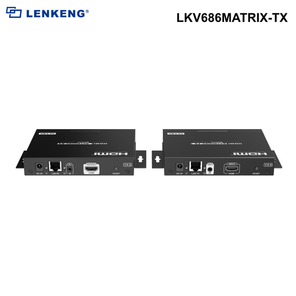 LKV686MATRIX - HDbitT HDMI Video Matrix Unit Over IP CAT5/5e/6 Network Cable - TX or RX HDbitT HDMI Video Matrix Unit Over IP - TX & RX Kit