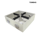 TSIMB - Mounting Base and Lids IP66, Stainless Steel Cover Fastening - Options 1G to 8G Mounting Base 4 Gang IP66