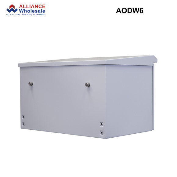 AODW - Outdoor Wall Mount Cabinet, IP65 Rated, 6RU to 24RU, 400 or 600mm - Grey