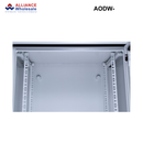 AODW - Outdoor Wall Mount Cabinet, IP65 Rated, 6RU to 24RU, 400 or 600mm - Grey