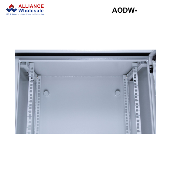 AODW - Outdoor Wall Mount Cabinet, IP65 Rated, 6RU to 24RU, 400 or 600mm - Grey