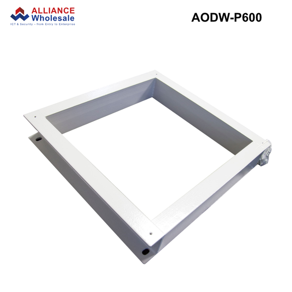 AODWV - Outdoor Vented Wall Mount Cabinet, IP45 Rated, 9RU to 24RU, 400 or 600mm - Grey Outdoor Wall Mount Cabinet Plinth - 600mm