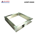 AODW-SS - Outdoor SUS316 Wall Mount Cabinet, IP65 Rated, 6RU to 24RU, Stainless Steel, 400 or 600mm Outdoor SS Wall Mount Cabinet Plinth - 600mm
