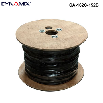CA-162C-152 - 152m 2Core 16AWG/1.31mm Dual Sheath High-Performance - Colour Options 1.31mm Speaker Cable Black PVC - 152m