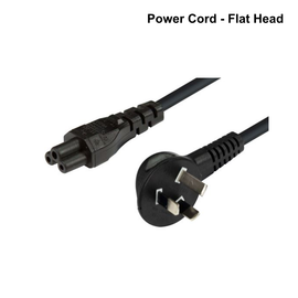 C-PFH3PC5 - Flat Head 3-Pin To C5 Clover Shaped Female Connector Flat Head 3-Pin To C5 Clover Shaped - 2m