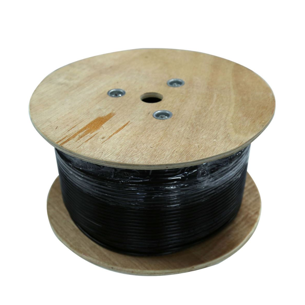 C-C5E-SLDGEL - 305m Cat5e Black Solid GEL Filled Outdoor Cable, 100MHz