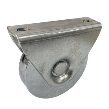 B-126.100 - 100mm U-section Gate Wheel 30mm - Surface Mount