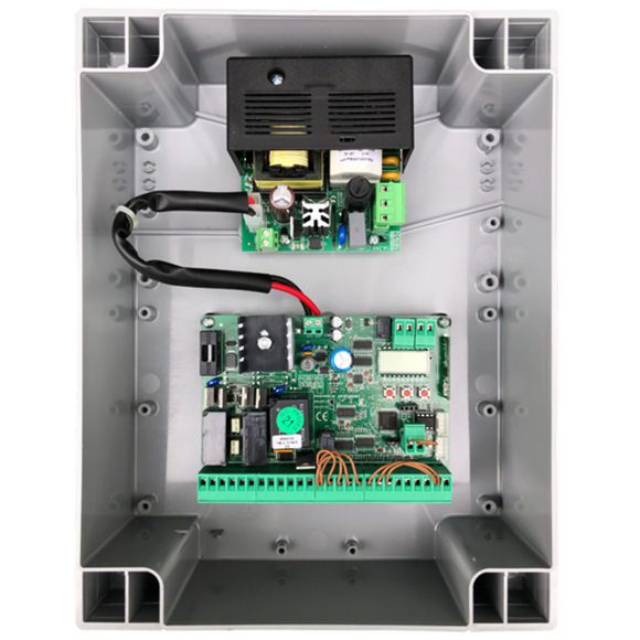 B-BRAINY24+ - B-BRAIN24+ 24 V/DC Controller with integrated receiver and battery charger (64 Remote Slots)