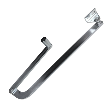 B-DUE2 - Applications Galvanised Steel Hinge Arm for Articulated Arm Actuators. Suits L or R applications