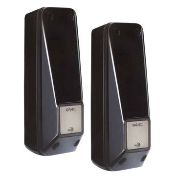 B-PUPILLA XP20D - 24V AC/DC Safety beam with battery in one side