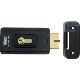 B-Viro-Horizontal - Horizontal 12V Strike for swing driveway & pedestrian gates & 35mm lock Cylinder