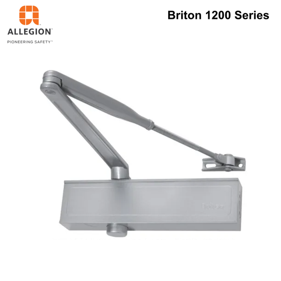 Briton 1120 Series Door Closer - Standard, Hold and Track Arm Options