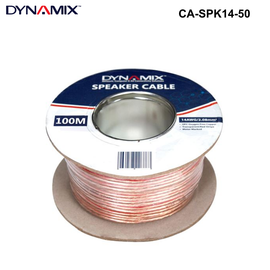 CA-SPK14 - 14AWG/2.08mm Speaker Cable, OFC 51/025BCx2C, Clear PVC Insulation 2.08mm Speaker Cable Clear PVC - 50m
