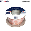 CA-SPK18 - 18AWG/0.75mm PVC Speaker Cable, Bare Copper, Metre Marked 0.75mm Speaker Cable Clear PVC - 100m