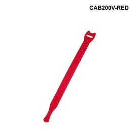 CAB200V - Hook & Loop Cable Tie - 200mm x 13mm - 10 Pack - Blue or Red options Hook & Loop Cable Tie - 200 x 13mm - 10 Pack - Red