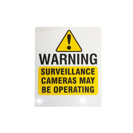 CCTV SIGN-L - Large Video Warning Sign