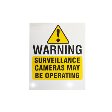 CCTV SIGN-L - Large Video Warning Sign