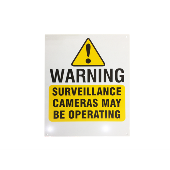 CCTV SIGN-L - Large Video Warning Sign