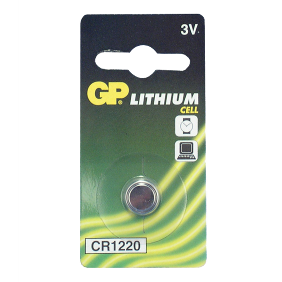 CR1220 - 3V Lithium Battery Flat Round