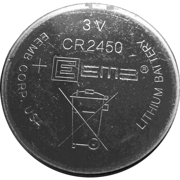 CR2450 - Lithium Button Cell, 3 Volt