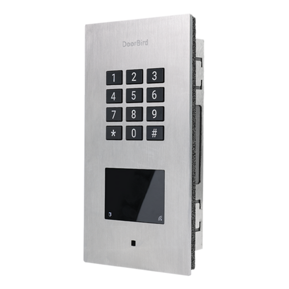 DB-A1121-FLUSH - Flush mount IP Access control Keypad Surface Mount Brushed V2A, Wiegand Interface.