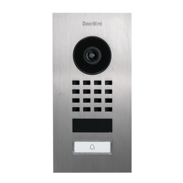DB-D1101V-FLUSH - IP Mini video door station - flush mount with 1 call button (V2A grade)