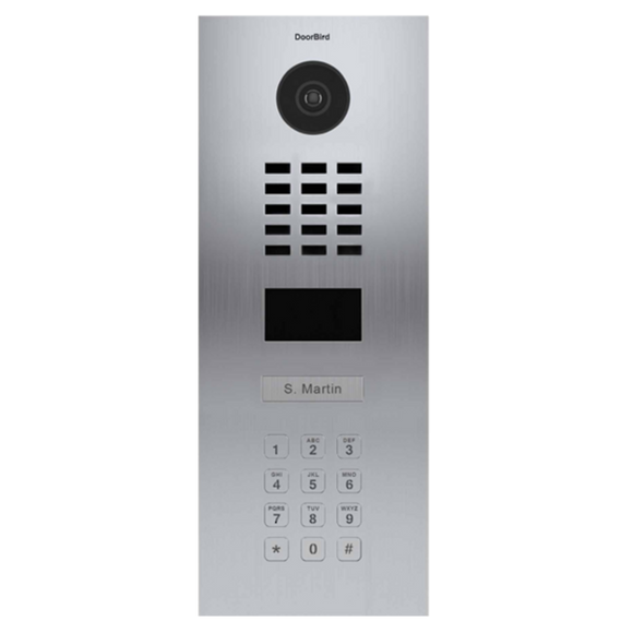 DB-D2101KV - Flush Stainless IP Intercom WITH Integrated Keypad