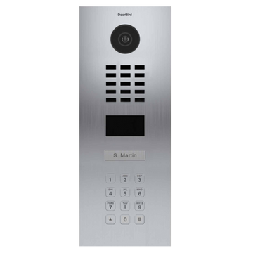 DB-D2101KV V4 - Flush Stainless IP Intercom WITH Integrated Keypad (Salt Water Resistant)