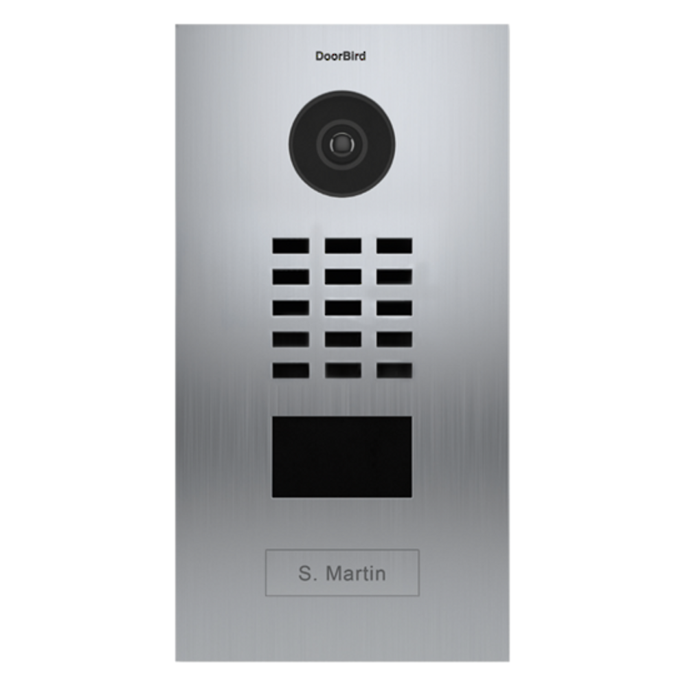 DB-D2101V - D2101V Flush Stainless Steel Brushed V2A IP Video Door Station - 1 Call button