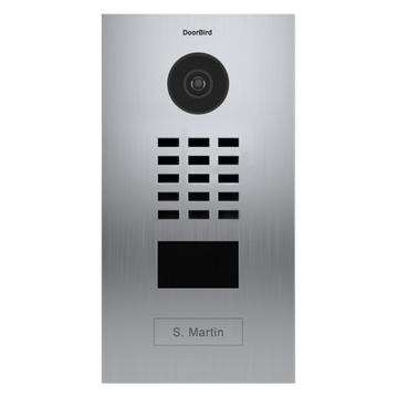 DB-D2101V - D2101V Flush Stainless Steel Brushed V2A IP Video Door Station - 1 Call button