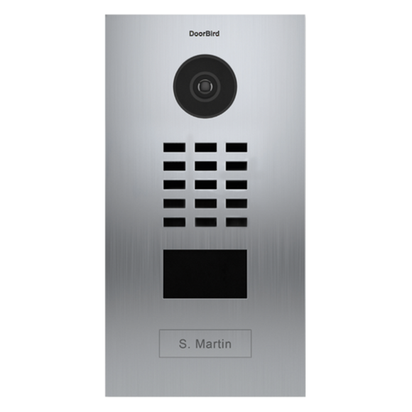 DB-D2101V - D2101V Flush Stainless Steel Brushed V2A IP Video Door Station - 1 Call button