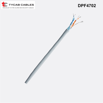DPF4702 - Tycab 2 Pair Twisted 0.22mm Data Cable Shielded Copper - 100, 250 or 500m 2 Pair Twisted 0.22mm Shielded - 500m