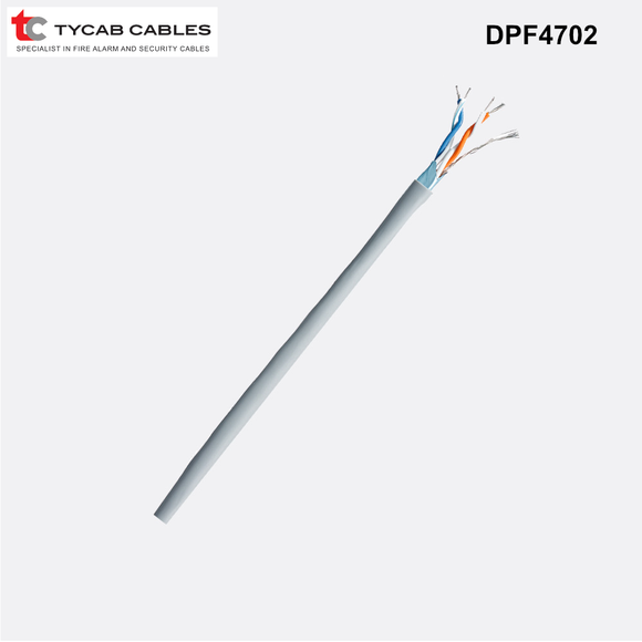 DPF4702 - Tycab 2 Pair Twisted 0.22mm Data Cable Shielded Copper - 100, 250 or 500m 2 Pair Twisted 0.22mm Shielded - 500m