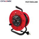 PEXT-REEL - 4-Way 10A Cable Reel Cassette With DP Switch (On/Off), 5m, 10m or 20m 4-Way 10A Cable Reel Cassette - 20m