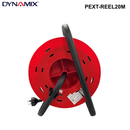 PEXT-REEL - 4-Way 10A Cable Reel Cassette With DP Switch (On/Off), 5m, 10m or 20m